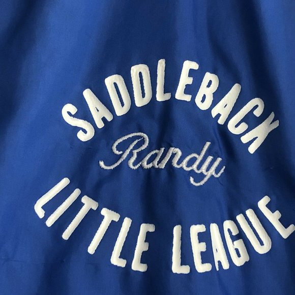 Vintage Hartwell Jacket Blue Satin Jacket Large - Picture 2 of 12